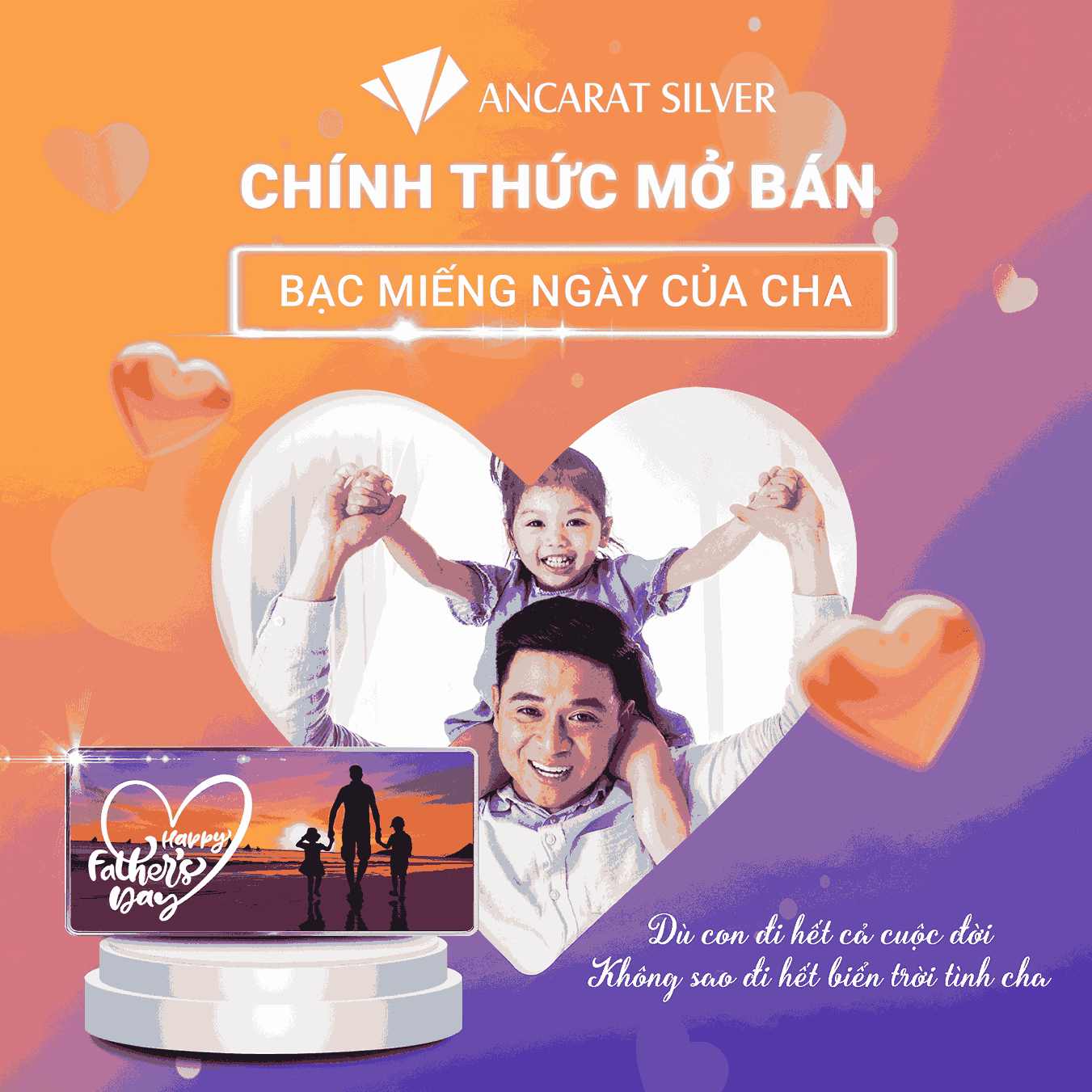 Bạc miếng Ngày của Cha được mở bán vào ngày 29/05/2025 tại website đặt hàng: mint.ancarat.com. Bạc miếng Ngày của Cha được mở bán vào ngày 29/05/2025 tại website đặt hàng: mint.ancarat.com.