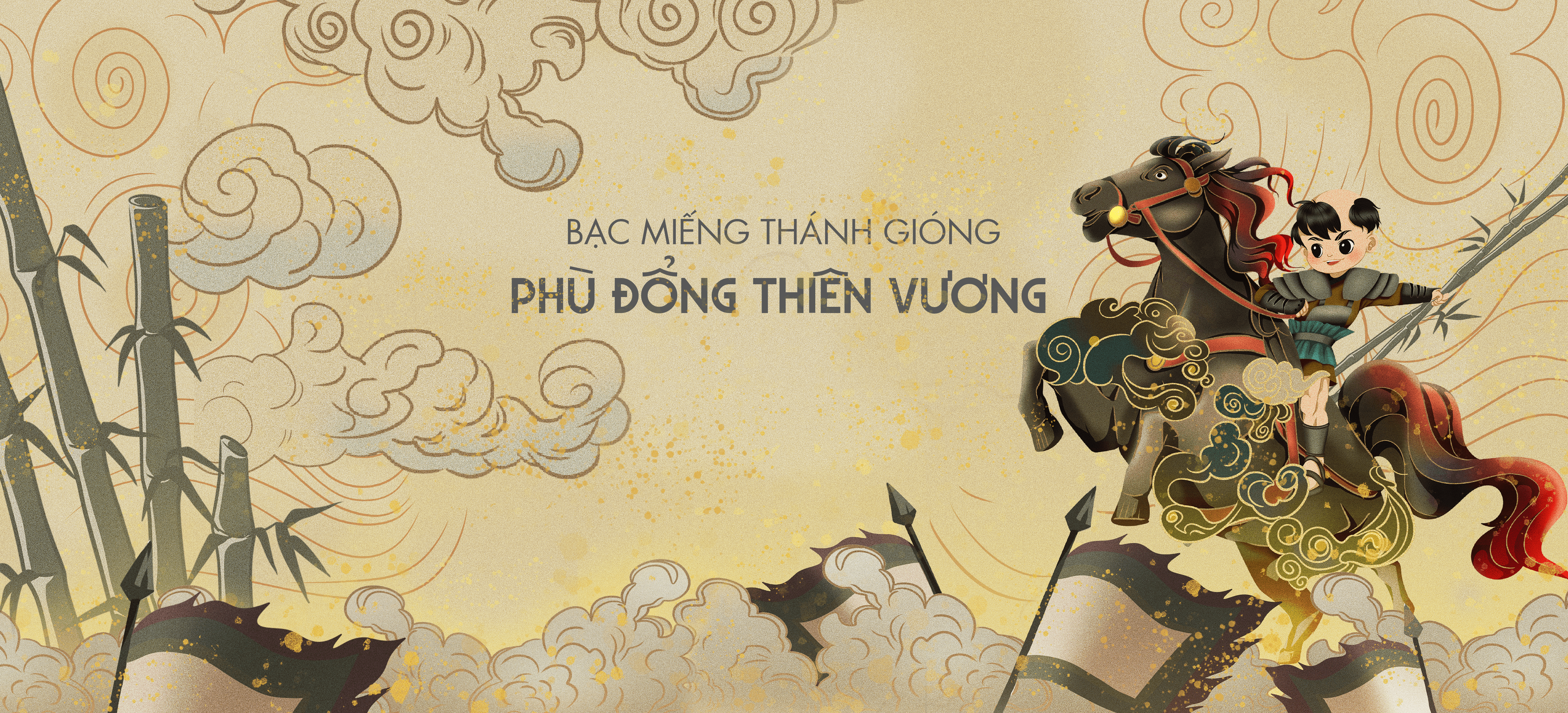 Bạc Miếng Thánh Gióng tái hiện khí phách Việt lừng lẫy trên nền bạc. Bạc Miếng Thánh Gióng tái hiện khí phách Việt lừng lẫy trên nền bạc.