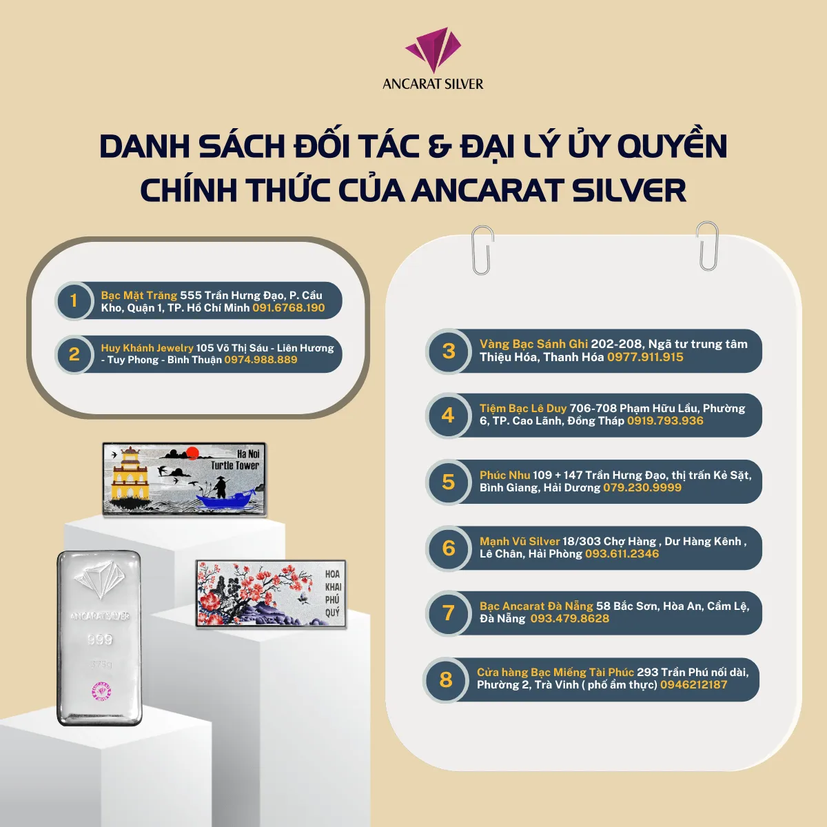 Mua bạc Sư Tử ở đâu để đảm bảo chính hãng.