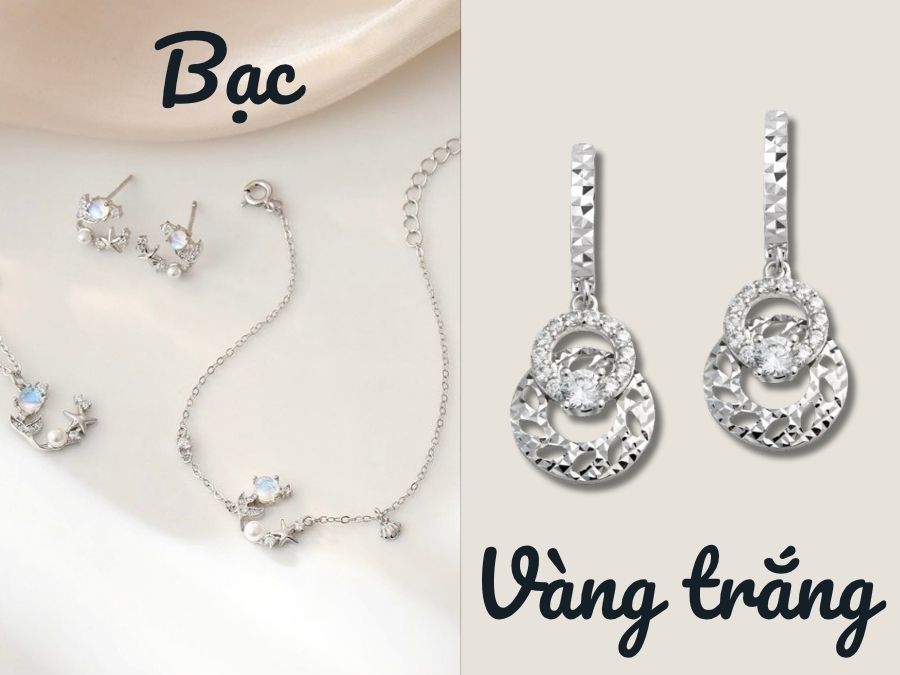 Cách phân biệt vàng trắng và bạc