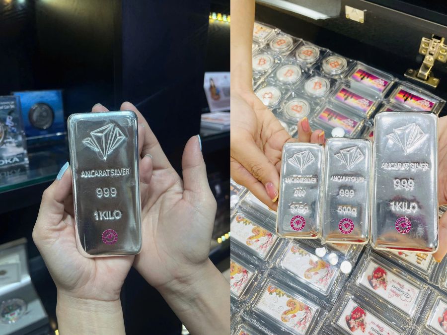 Phân biệt SLV và bạc vật chất