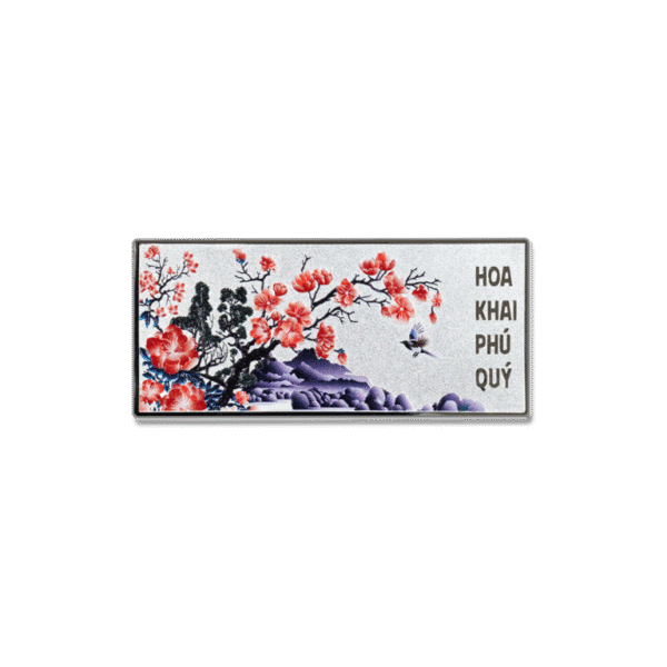 Bạc Miếng Ancarat - Hoa Khai Phú Quý