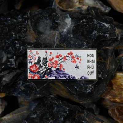 Bạc miếng Hoa Khai Phú Quý đều được chế tác tỉ mỉ và mang theo những thông điệp văn hóa sâu sắc.