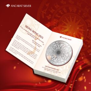 Bạc mỹ nghệ Trống Đồng Đông Sơn