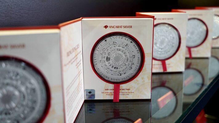 Bạc miếng Ancarat Trống Đồng 2025