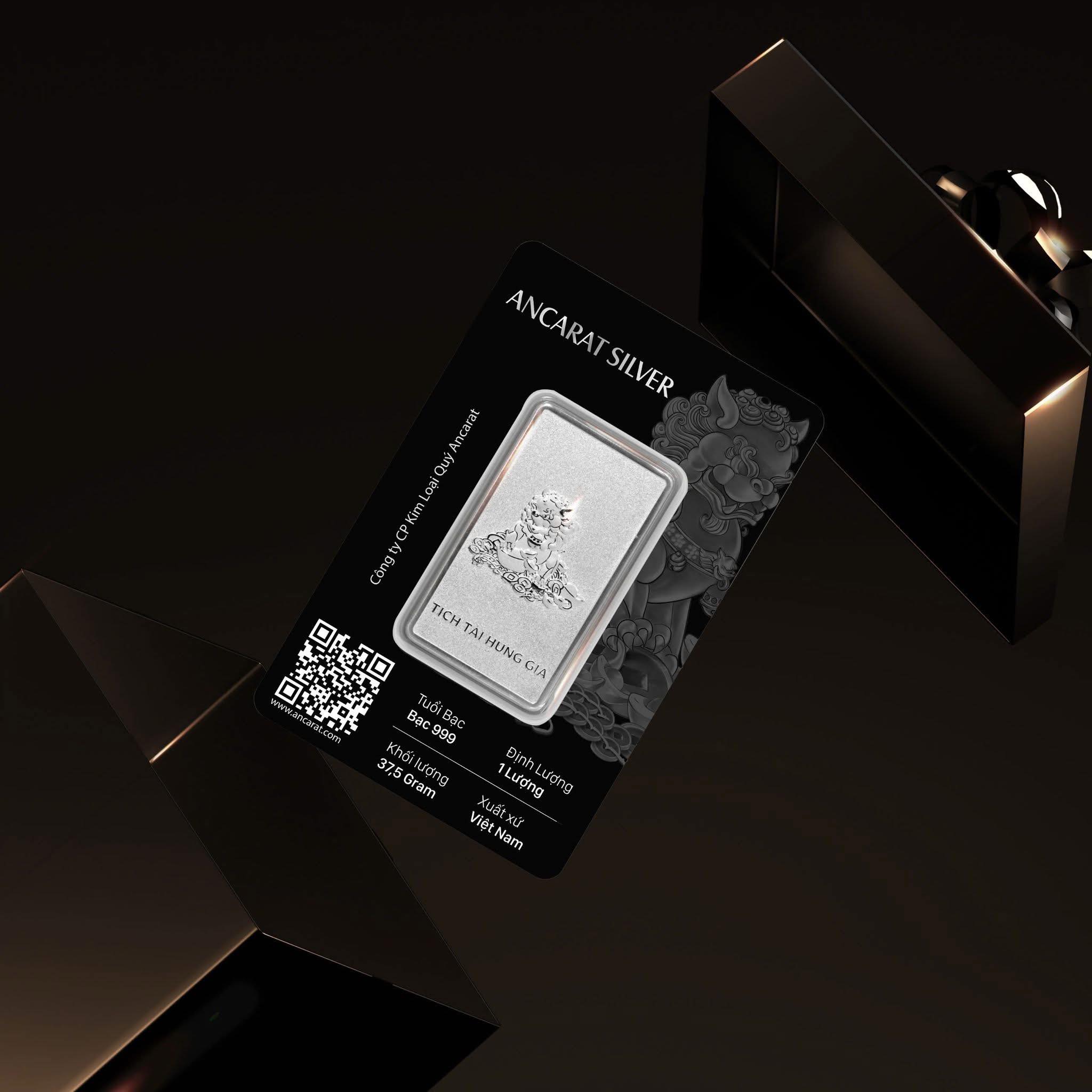 Bạc miếng Bạch Lân Thịnh Vượng 1 Lượng có tính thanh khoản cao