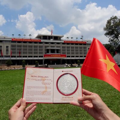 Bạc miếng Trống Đồng mang hơi thở văn hóa sâu sắc