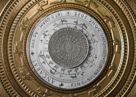 Bạc miếng Trống Đồng